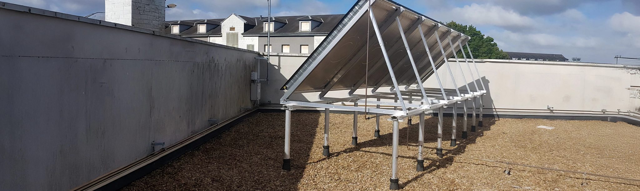 Helial D : Support de panneaux solaires en aluminium