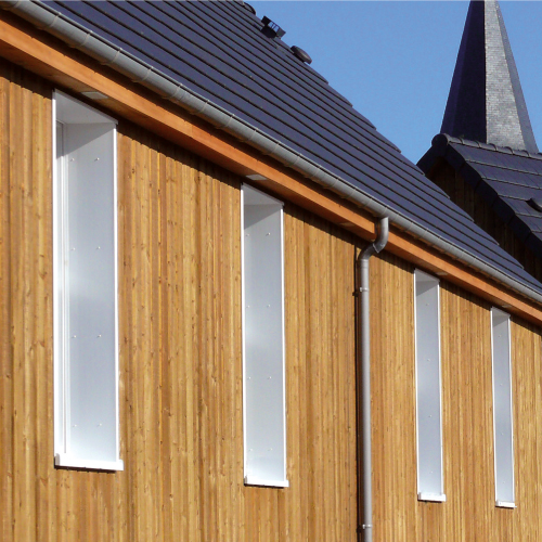 Système d'appui de fenêtre pour construction à ossature ou bardage bois